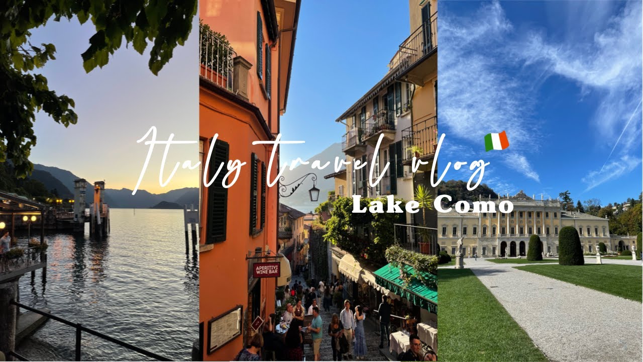 TRAVEL VLOG IN ITALY 🇮🇹 BELLAGIO AND LAKE COMO