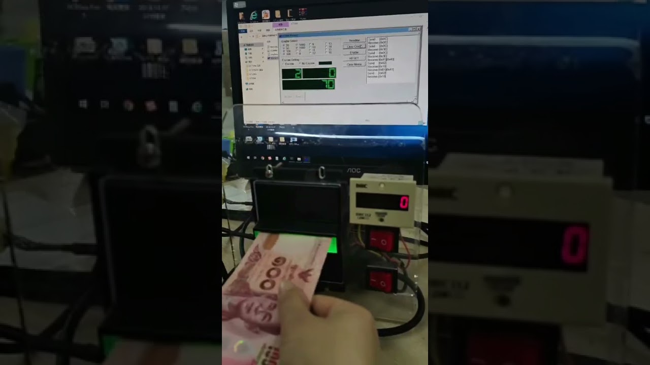 Video - Bill Acceptor Genius Plus / Protocol Mod.