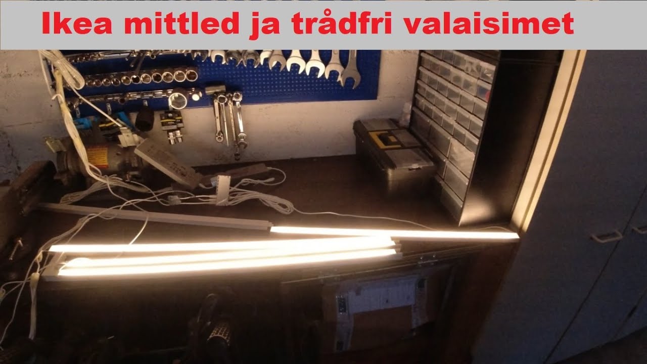 Ikea led-listavalojen tutkailua