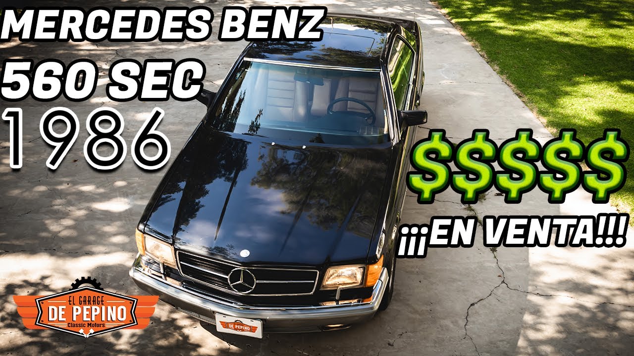 VENDIDO! uno de los mejores Mercedes Benz fabricados - MB 560 SEC 1986