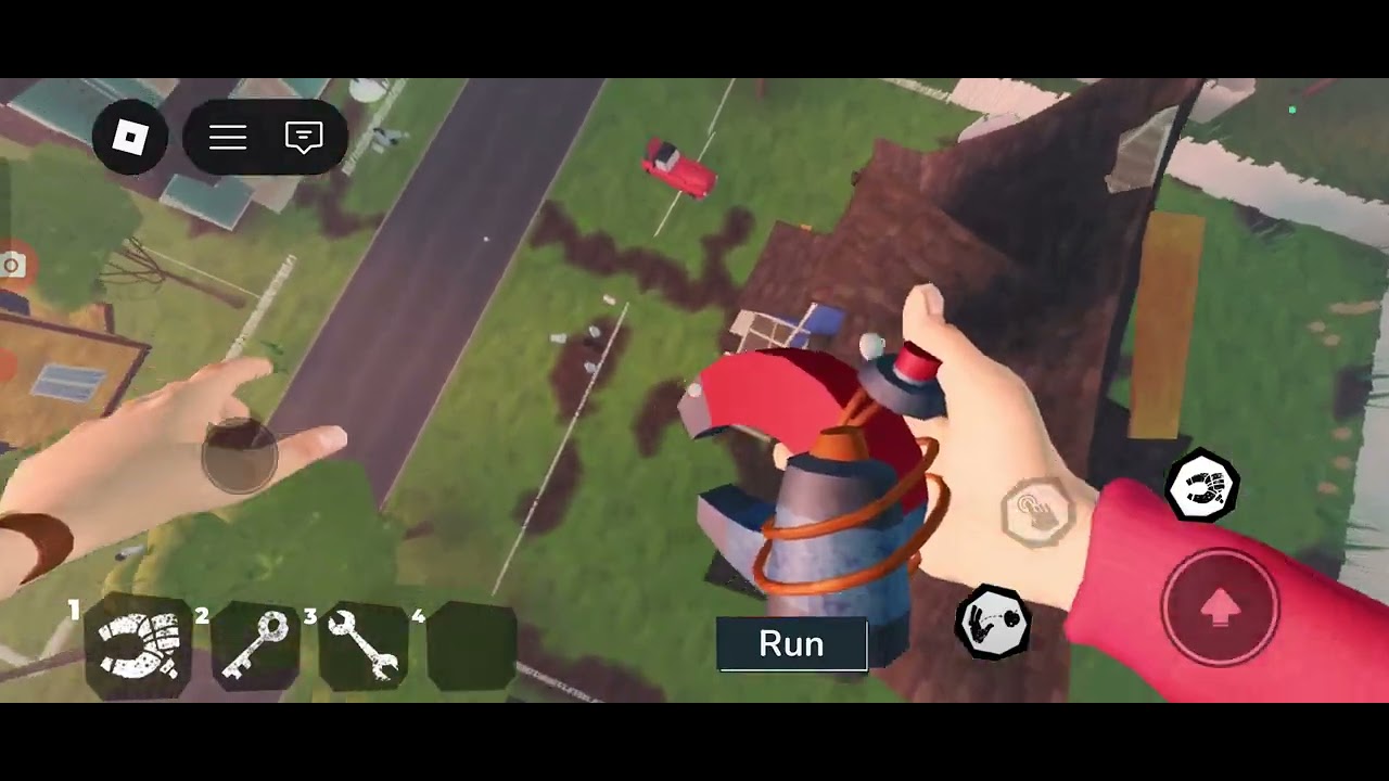 Scary neighbour gameplay in roblox Ham Bane Superman #roblox 
