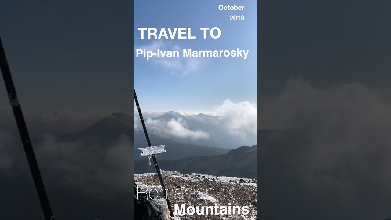 Travel to Pip-Ivan Marmarosky. October 2019. Ukraine-Romania