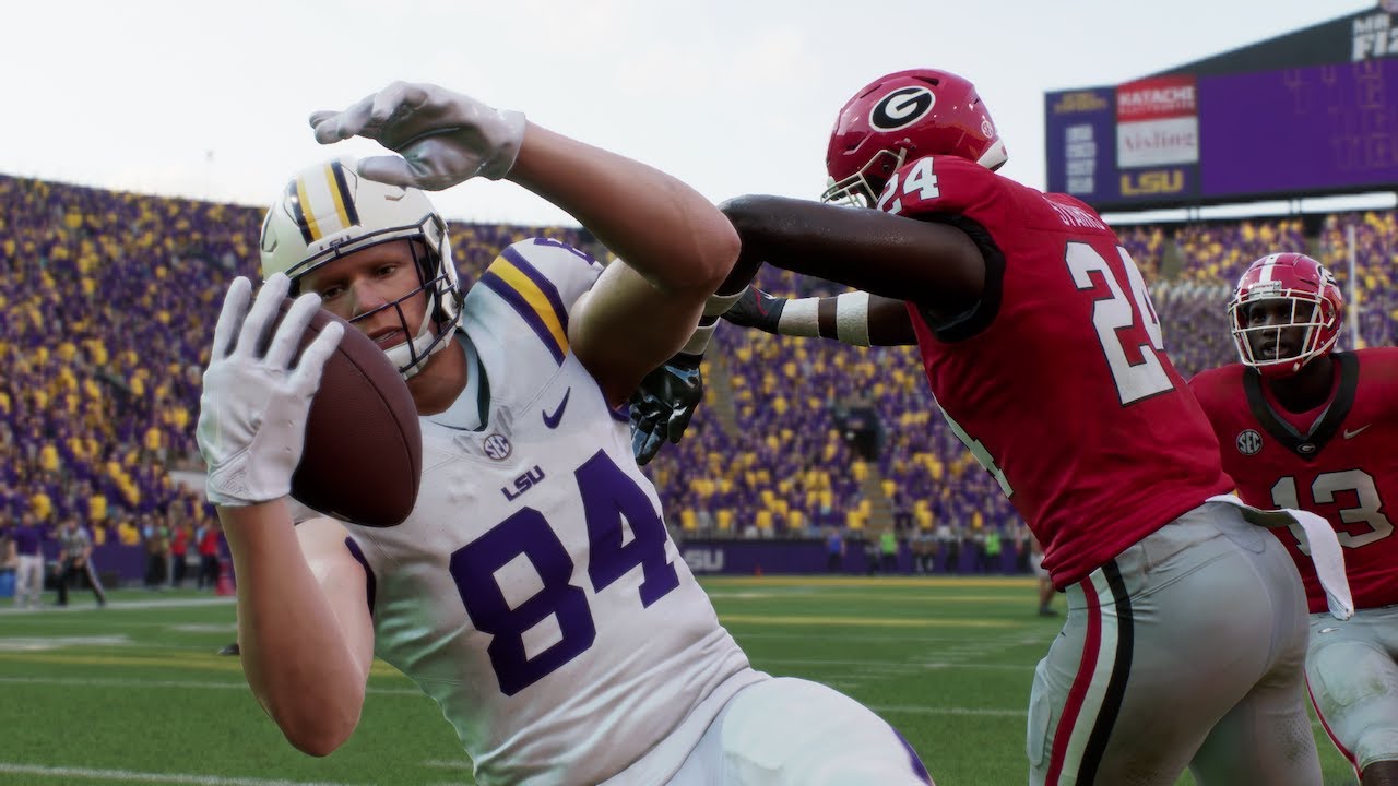 Геймплей College Football 25 — Georgia против LSU — полная версия (PS5)