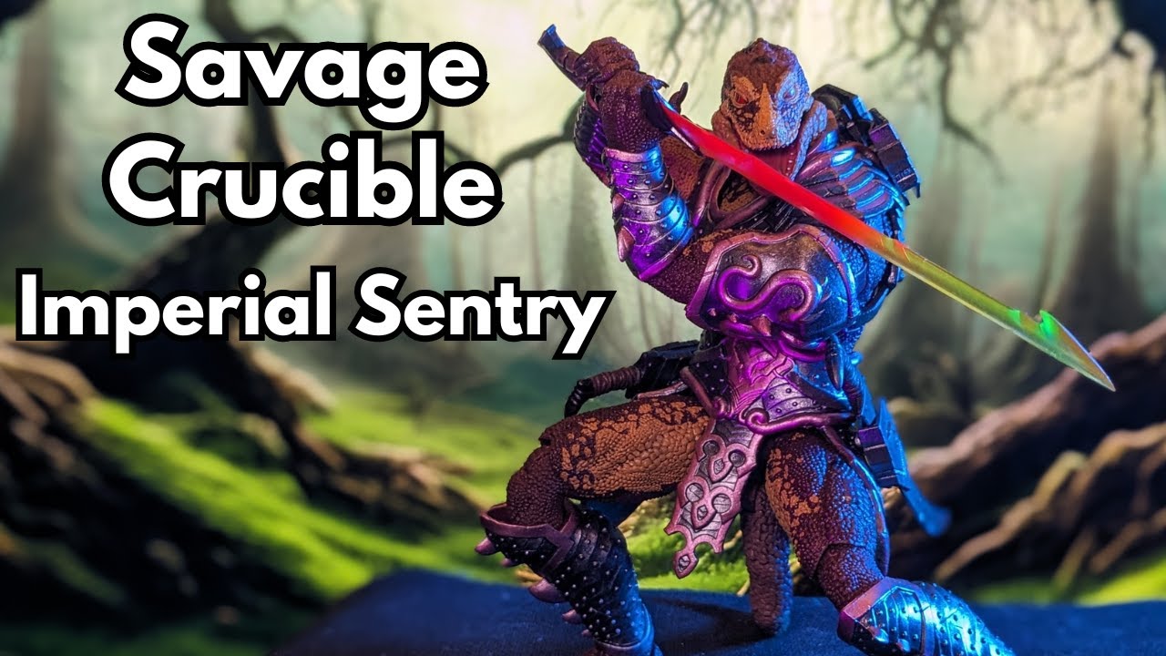 Обзор фигурки Savage Crucible Imperial Sentry Konclusive