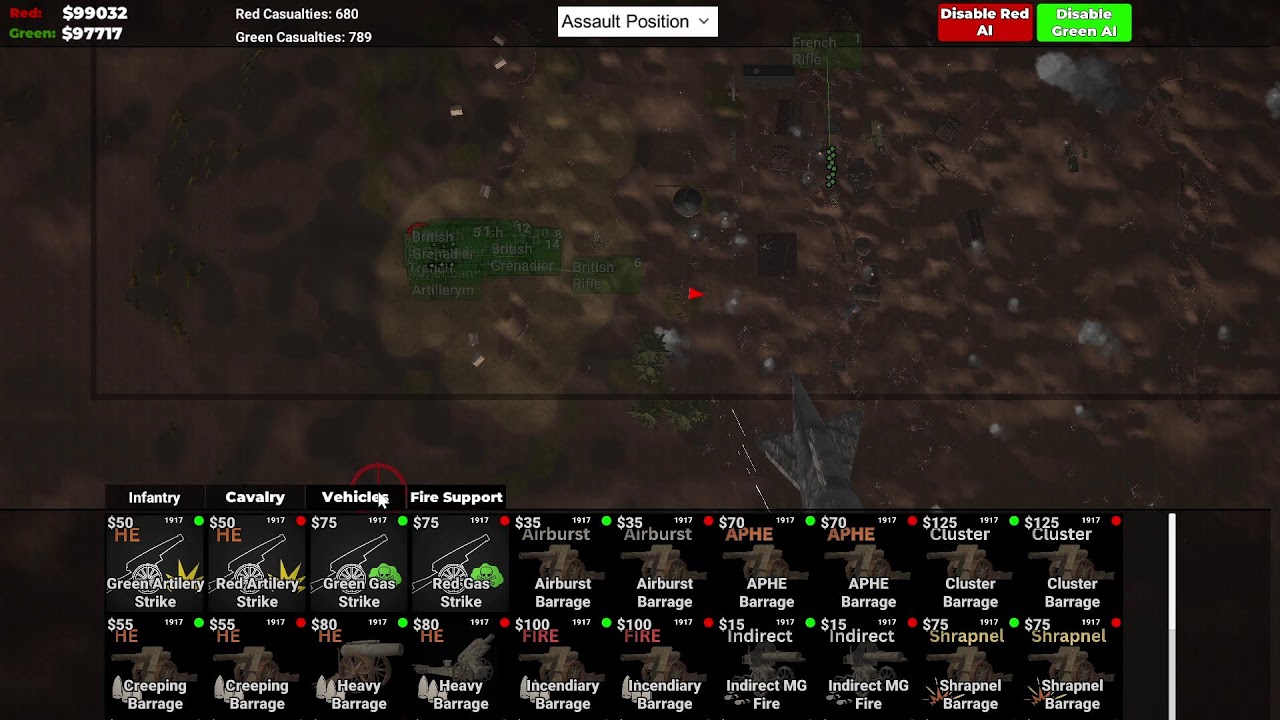 Rising Front WW1 Simulator