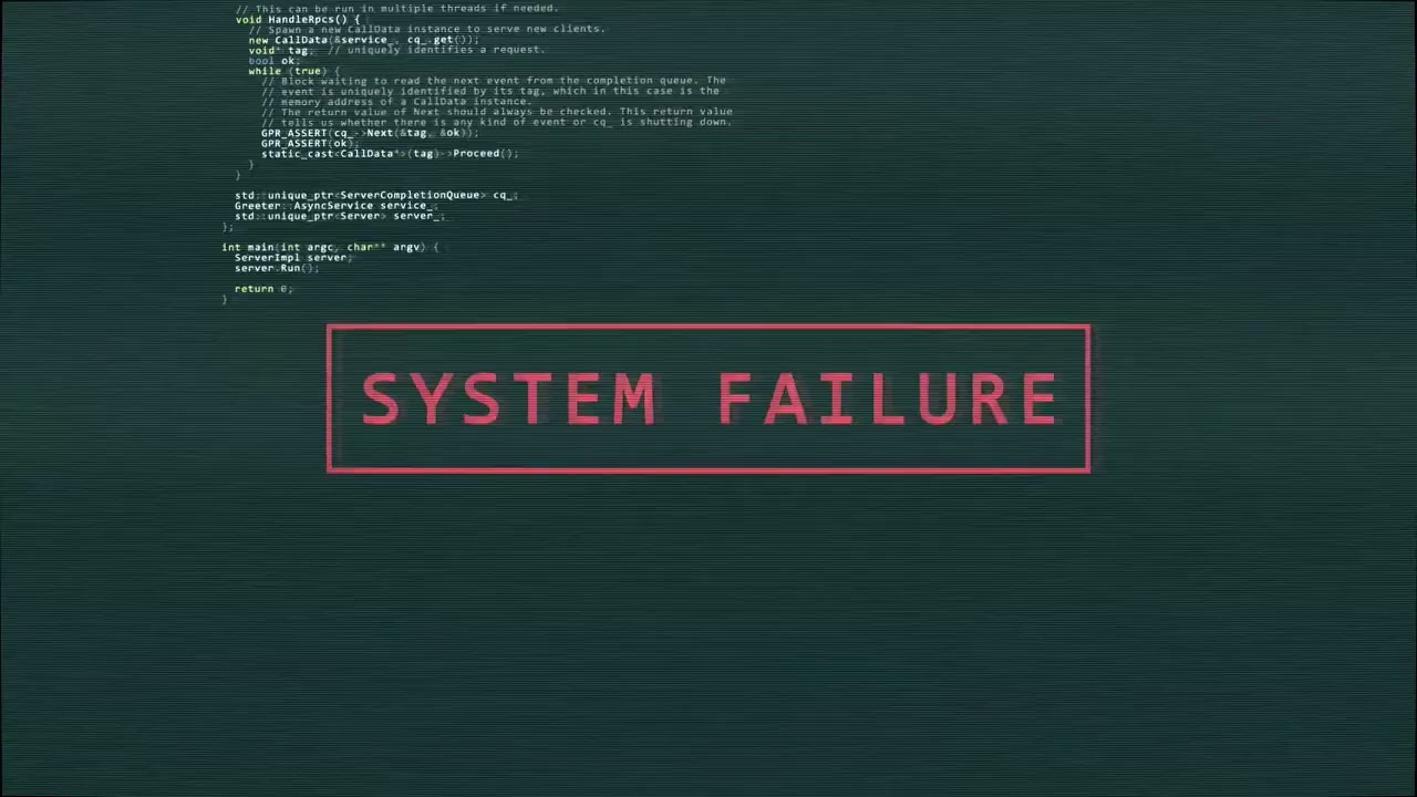 System Failure Self Destruct Warning Sound & Animation Effects! [ pc live wallpaper] 720p