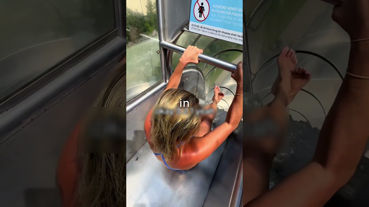 Kobiety nie mogą korzystać z tej zjeżdżalni wodnej? 🤔🚫 (@rhiannaniffland)