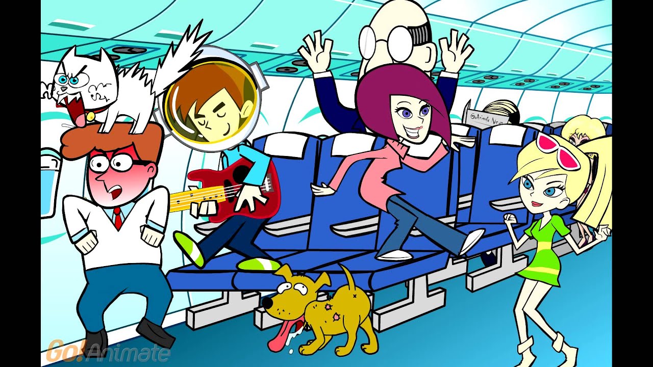Harlem Shake Airplane Edition (Animated)