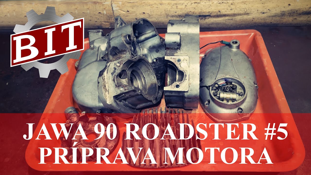 Jawa 90 Roadster #5 Подготовка двигателя перед сборкой