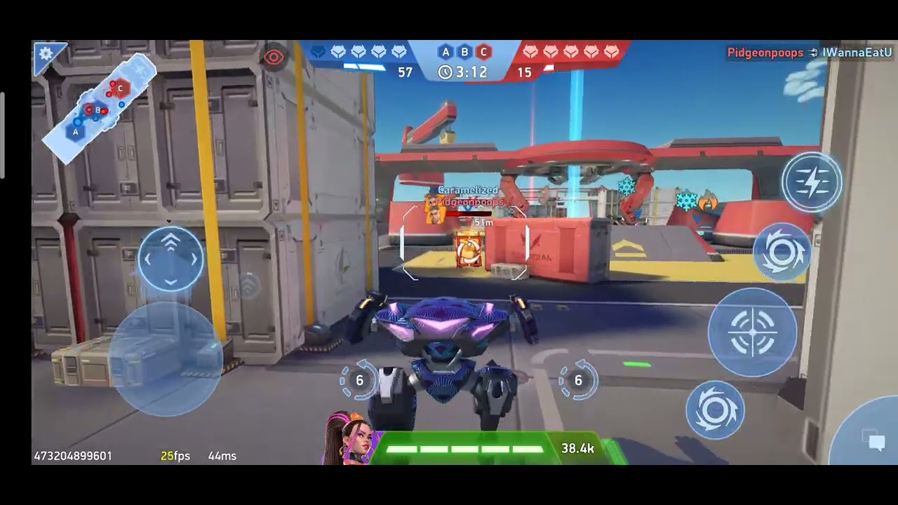 A quick match (Mech Arena)