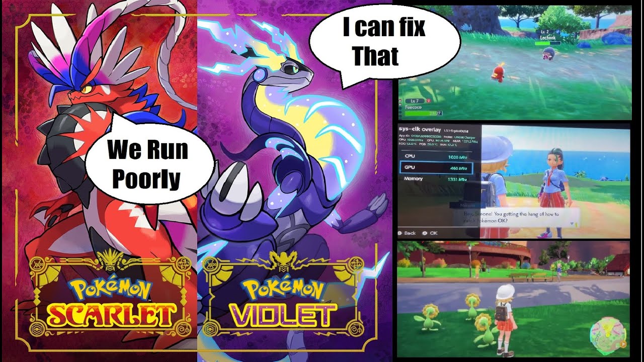 Fixing Pokemon Violet and Scarlet - Overclock testing versus stock results