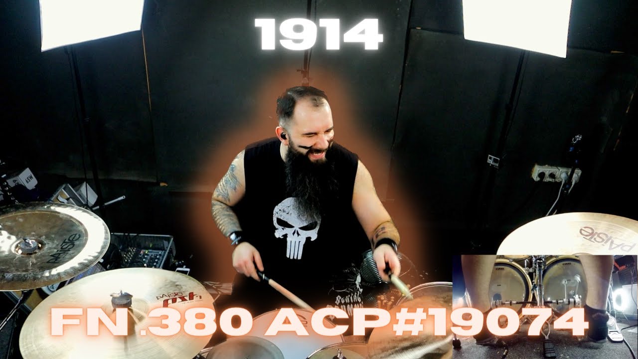 1914 - Fn .380 Acp#19074 | Zyjon Drum Cover #70