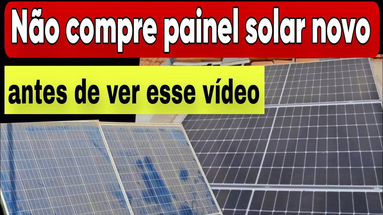 INCRIVEL PAINEL SOLAR USADO POR METADE DO PREÇO VEJA O QUE ACONTECEU 