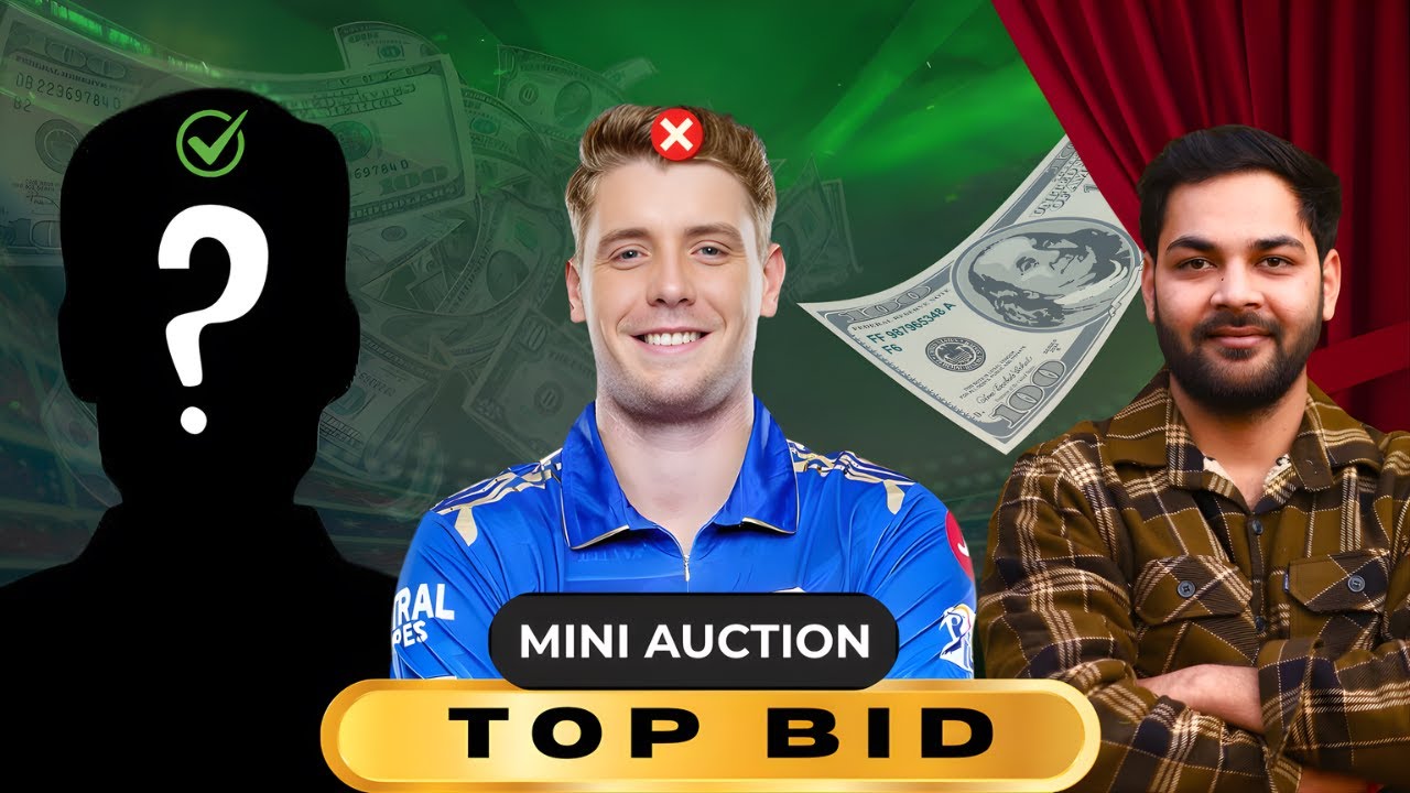 Which Foreign player could beat CAMERON GREEN for the TOP BID! | IPL 2026 Auction