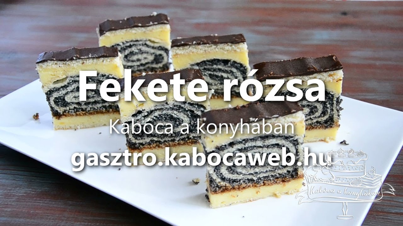 Fekete rózsa recept videó - Kabóca a konyhában