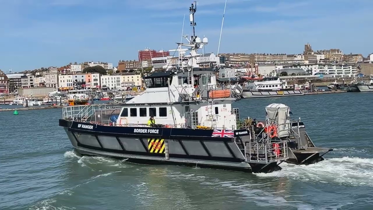 2nd March, Ramsgate Harbour, BF Ranger back from Dover.