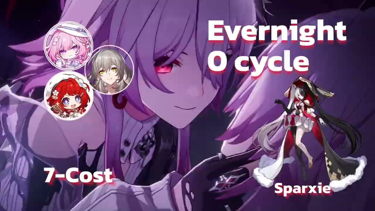 E2S1 Evernight 7-Cost 0 Cycle Sparxie 21 M HP | HSR 4.0 showcase