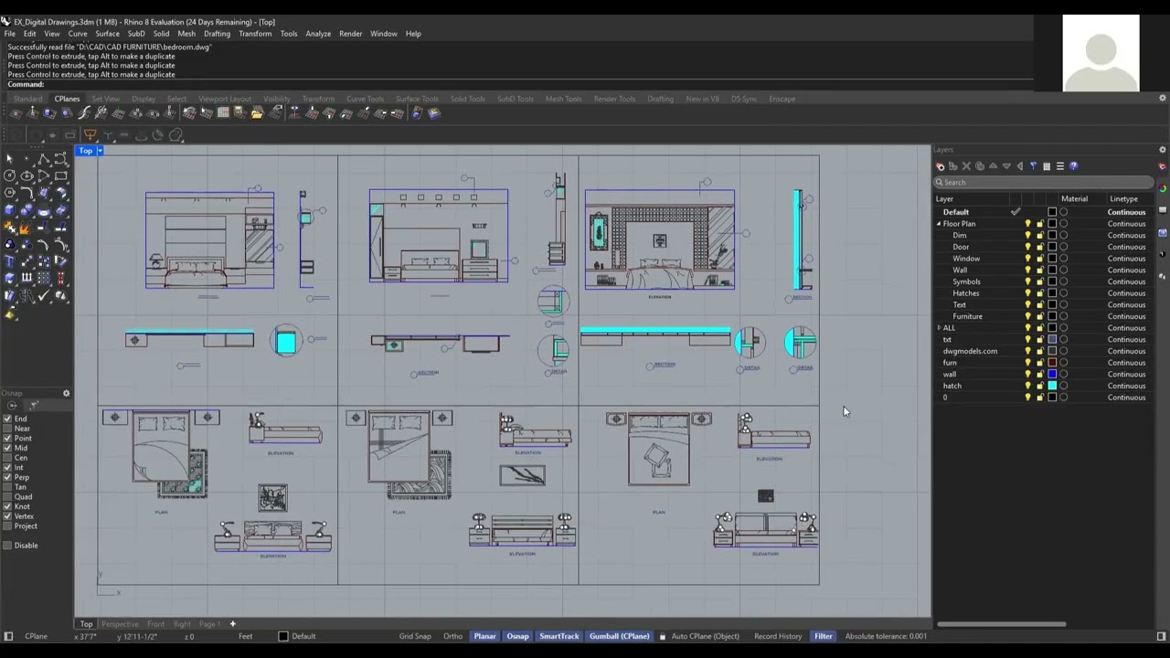 LG_ADDING 2D FURNITURE TO THE FLOOR PLAN PART 01
