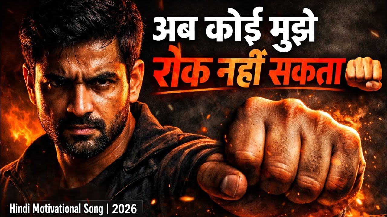 अब कोई मुझे रोक नहीं सकता 👊 | Full Energy Hindi Motivational Song 2026