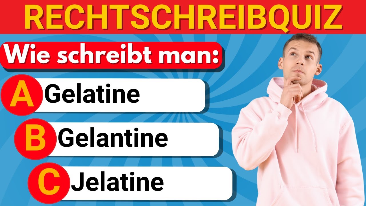Bist du ein Rechtschreib-Genie?🧐 50 Wörter, an denen fast alle scheitern❌