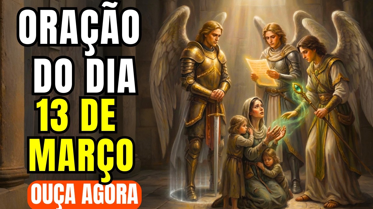 Os 3 Arcanjos LUTAM HOJE Contra Dívidas e Maldição — Sua Vitória Começa Agora — Reze Comigo