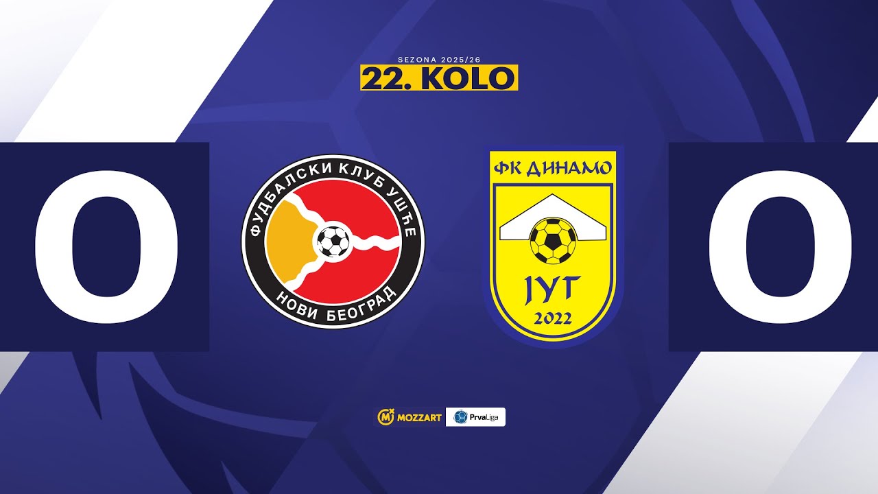 MBPLS 2025/26 - 22.Kolo: UŠĆE NOVI BEOGRAD – SU DINAMO JUG 0:0