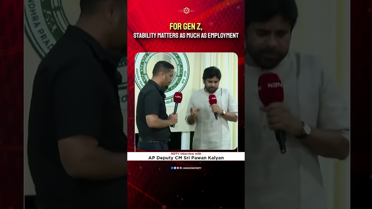 For Gen Z, stability matters as much as employment | #PawanKalyan