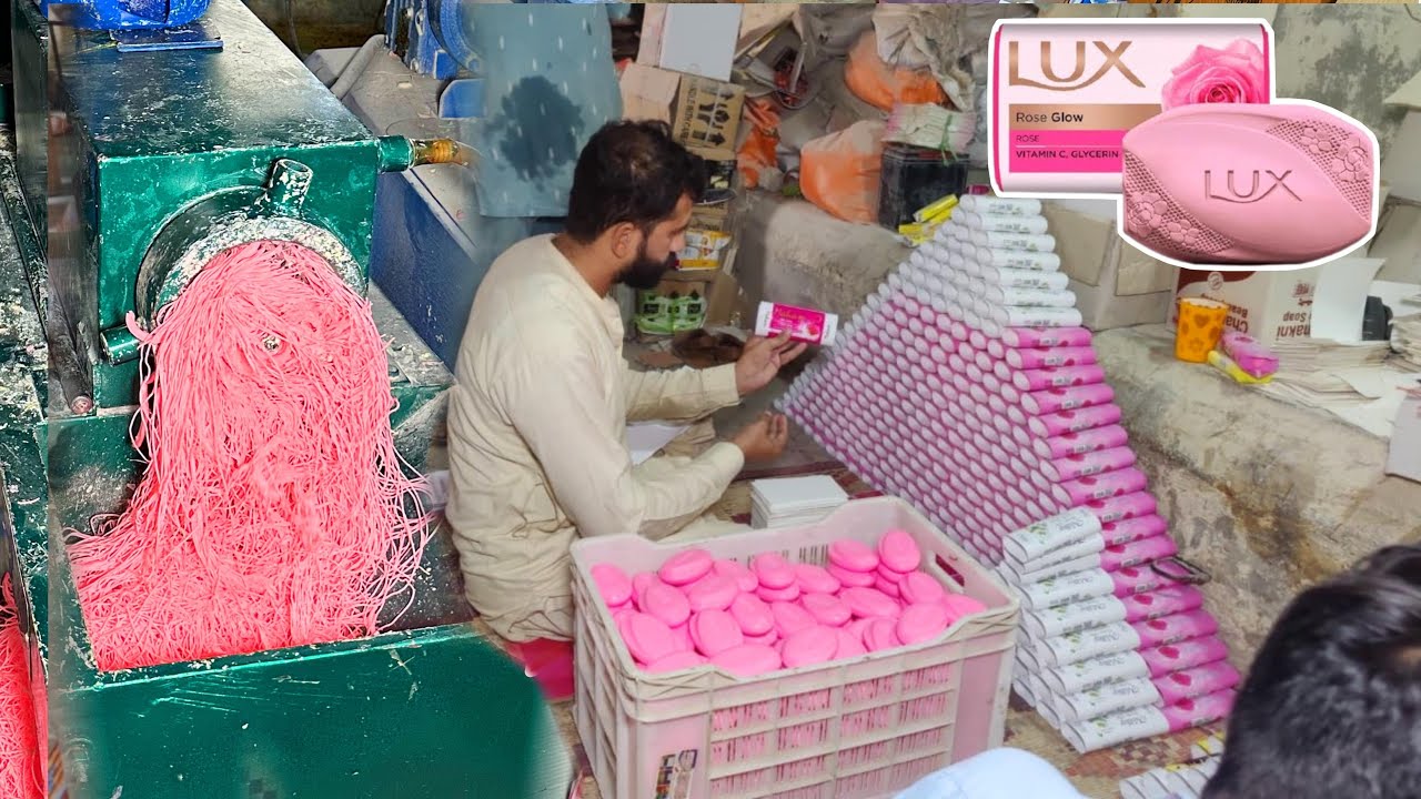 Amazing Process of Manufacturing Bath Soaps | Mass Production beauty Bath Soaps