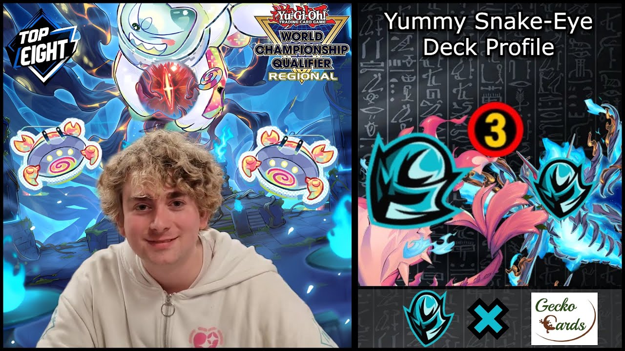TOP 8 PRESTON REGIONALS YUMMY SNAKE-EYE DECK PROFILE!!
