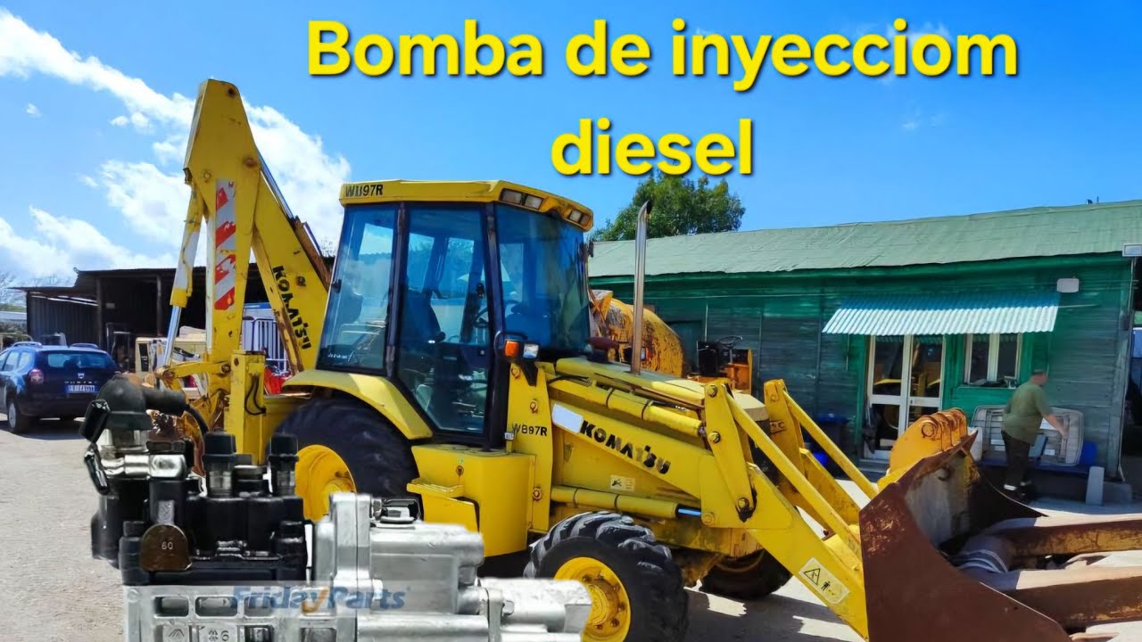Bomba de inyección Diésel Komatsu WB97R  🚒🚒🚒🚒
