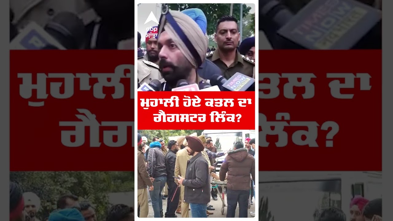 'Mohali ਹੋਏ ਕਤਲ ਦਾ ਗੈਂਗਸਟਰ ਲਿੰਕ? | Punjab News | DIG Nanak Singh | Abp Sanjha
