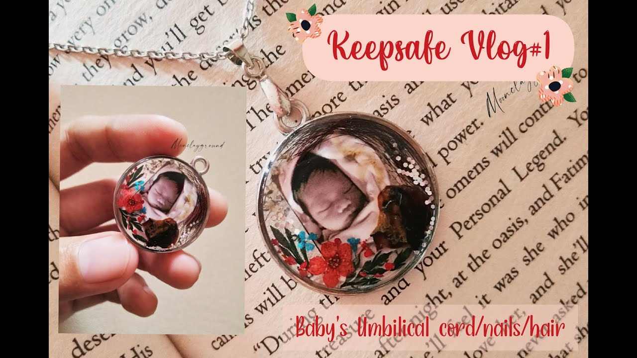 Keepsake Jewelry#1 -preserved umbilical cord |first nail clippings|first haircut in Uv resin