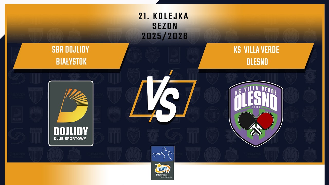 21. Kolejka LOTTO Superligi - SBR Dojlidy Białystok vs KS Villa Verde Olesno