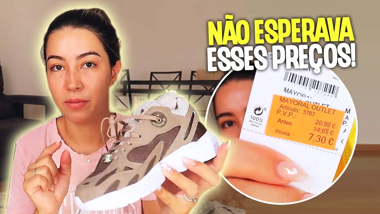 COMPREI TÊNIS NIKE E ADIDAS POR 16,00! - Compras de OUTLET na Espanha