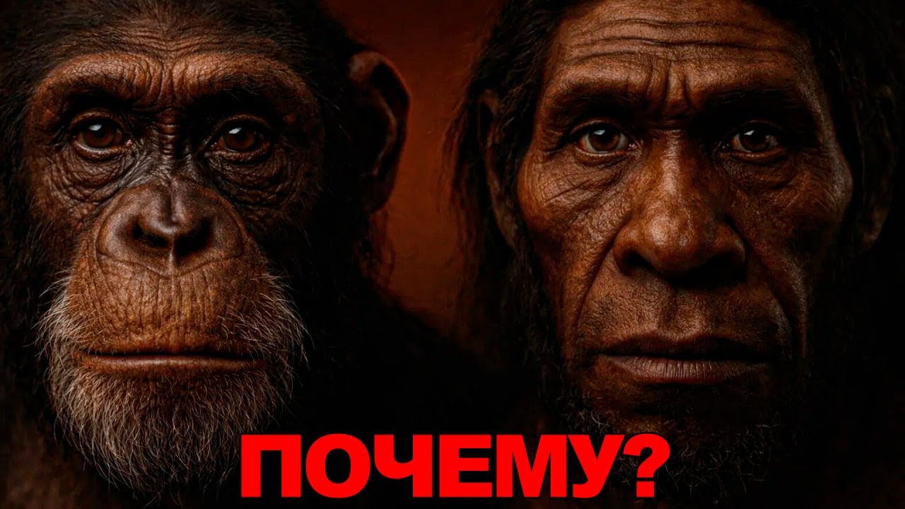 Почему ШИМПАНЗЕ до сих пор не превратились в людей: главный вопрос эволюции | История для сна