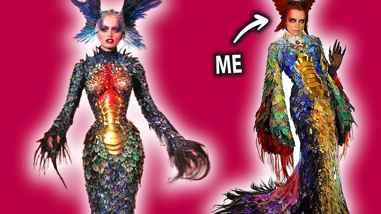 My biggest project ever: the Mugler Dress