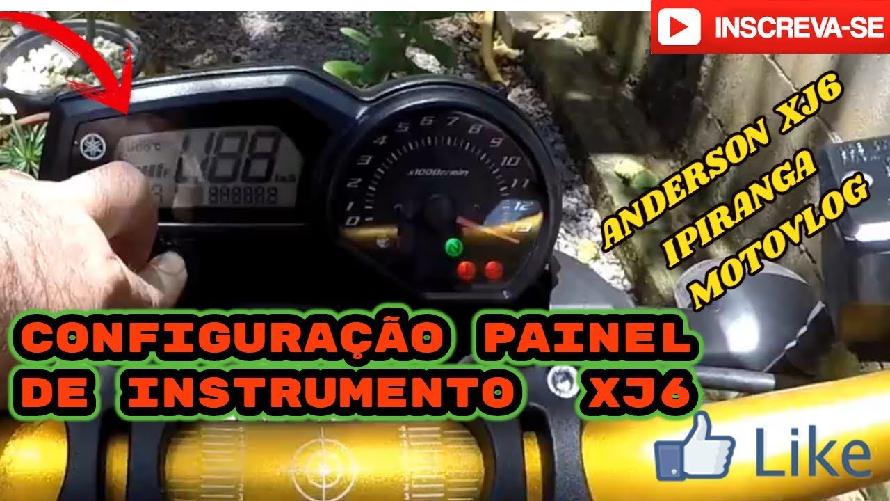 CONFIGURAÇÃO PAINEL DE INSTRUMENTO XJ6