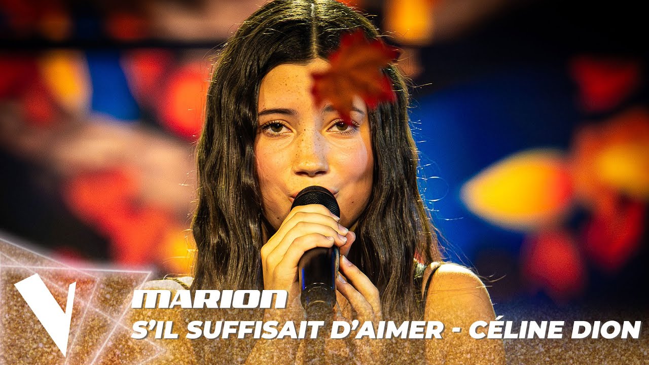 Céline Dion - 'S'il suffisait d'aimer' ● Marion | Finale | The Voice Kids Saison 3