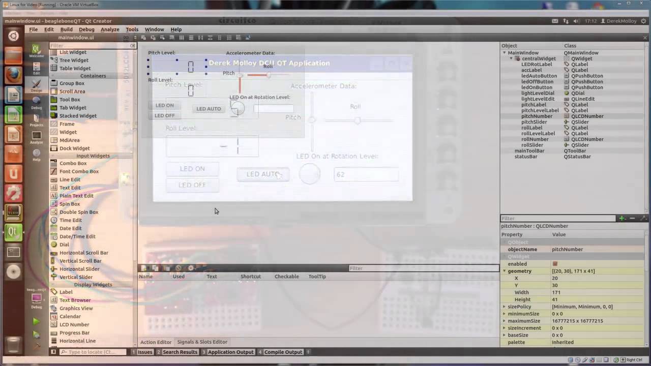 Beaglebone  Example Qt Embedded Linux Application