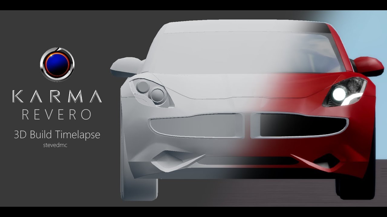 Blender 3D Timelapse - Karma Revero