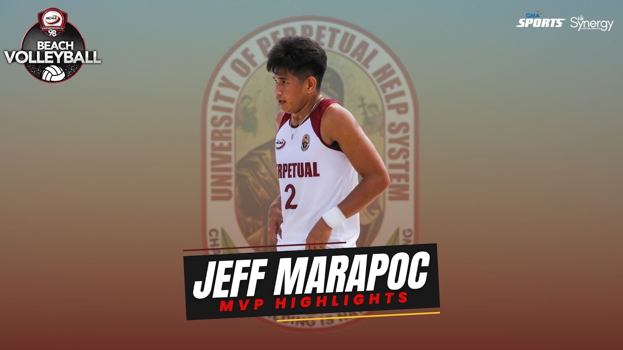 NCAA Season 98 | Jeff Marapoc | Men's Beach Volleyball MVP Highlights