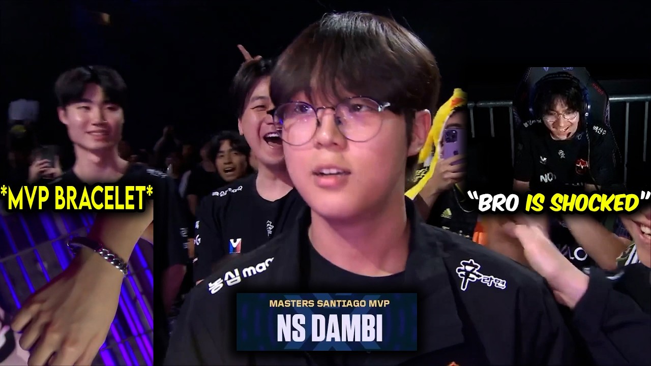 TenZ Reacts To NS Dambi Recieve ICED OUT MVP Bracelet After Winning Masters Santiago
