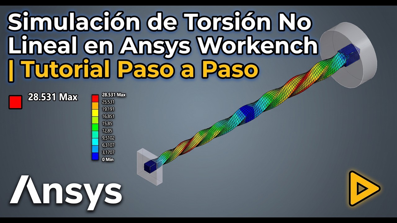 ☑️ Torsion - Ansys workbench