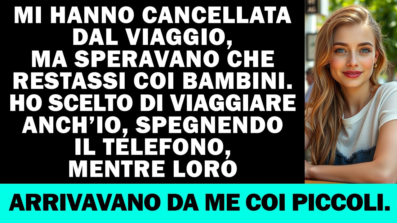 Mi hanno escluso dal viaggio, ma si aspettavano che facessi da babysitter.