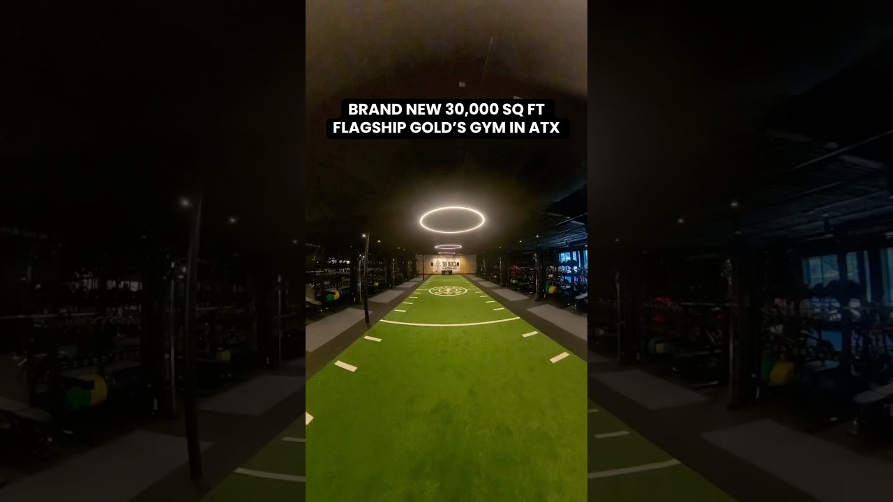 BREAKING NEWS: This is the Mecca of Bodybuilding. New 30,000 sq ft Flagship Gold&rsquo;s Gym in ATX