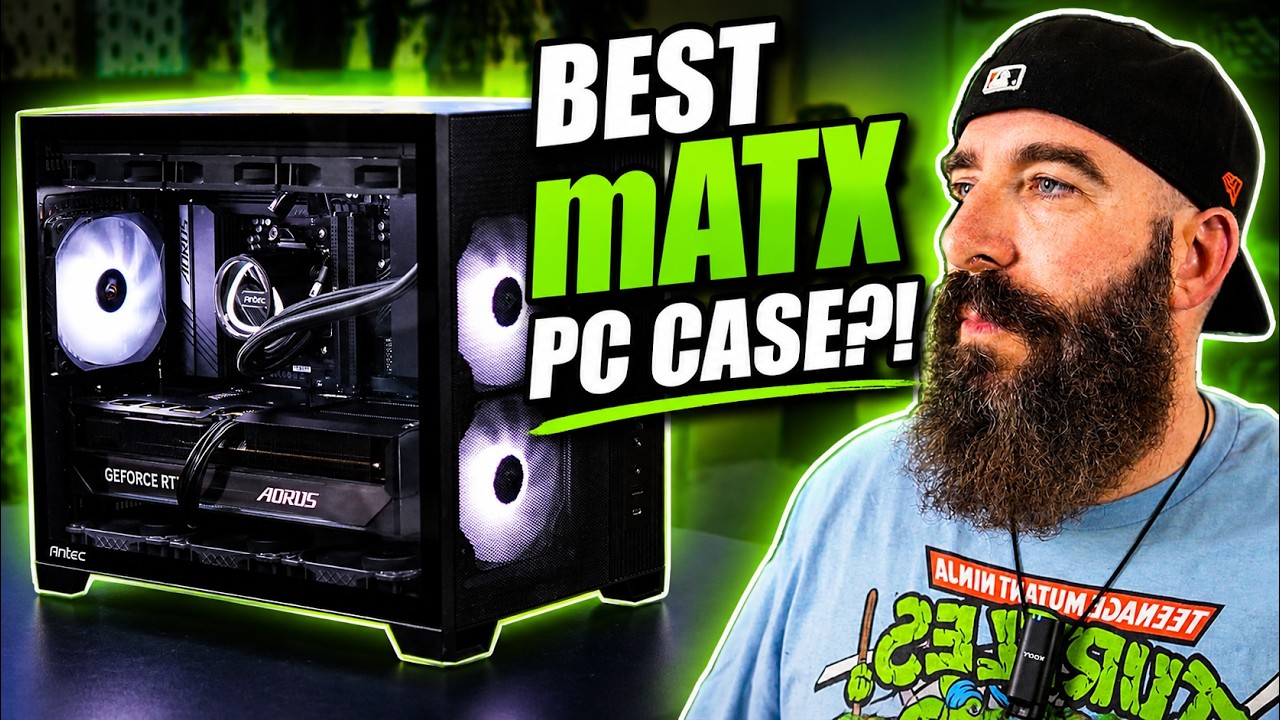 Лучший корпус Micro-ATX для ПК?! | Antec Flux M | Идеальная система управления кабелями для сборк...
