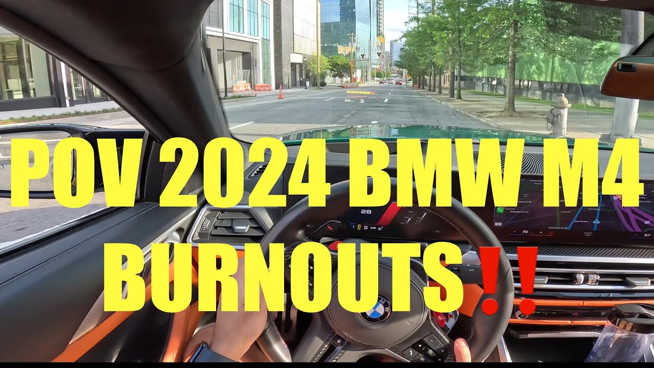 POV BURNOUTS THROUGH ATL IN A 2024 BMW M4 COMPETITION | MOTIVATION & MUSIC MONDAYS