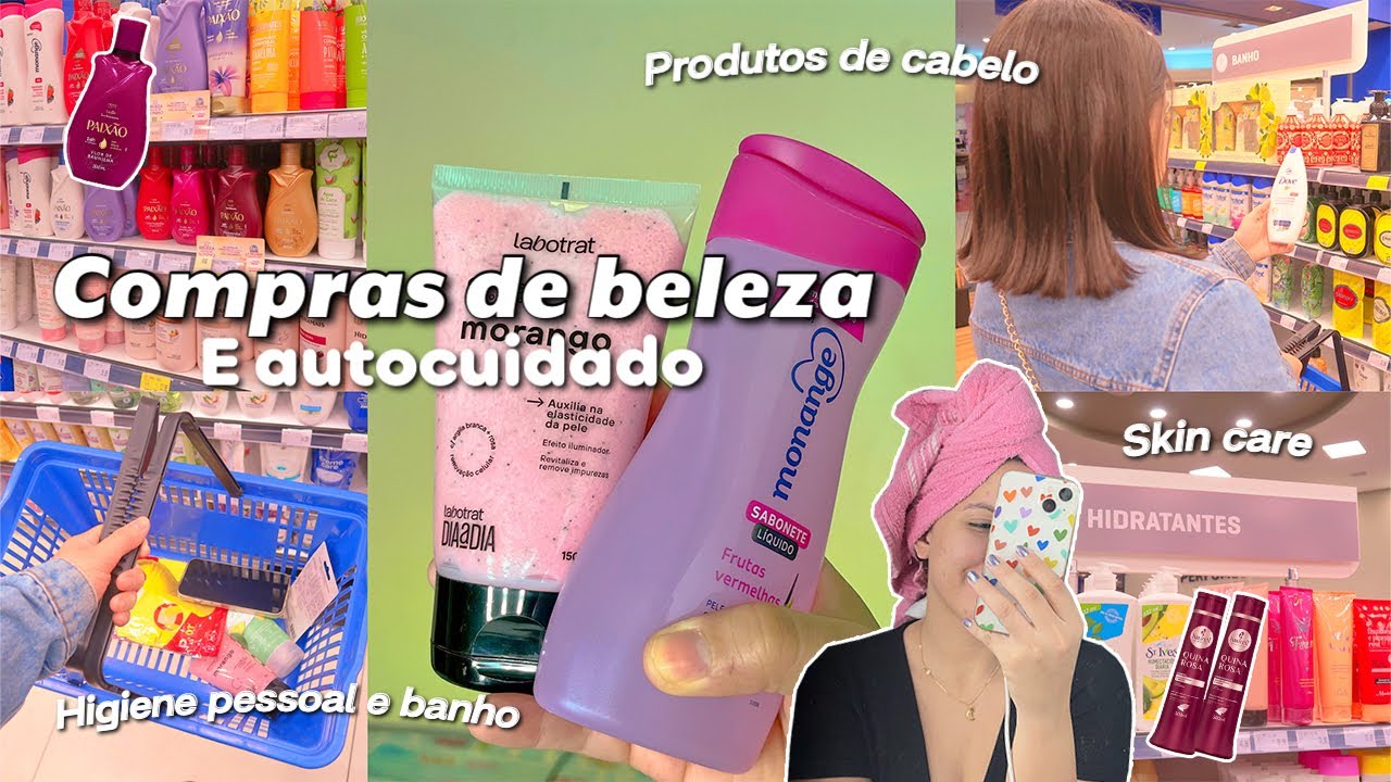 VLOG COMPRAS DE BELEZA E AUTOCUIDADO NO SHOPPING🧖🏻&zwj;♀️💗cabelo, higiene pessoal, skin care
