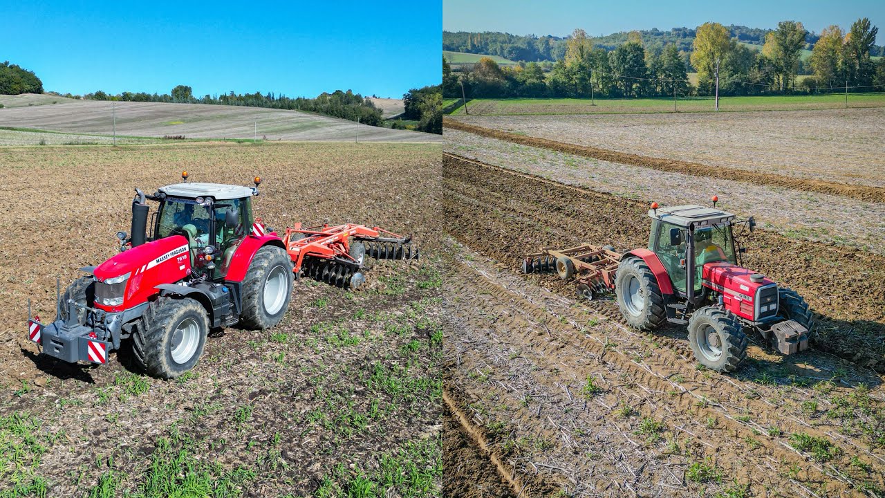 Déchaumage des maïs et tournesols 2025 