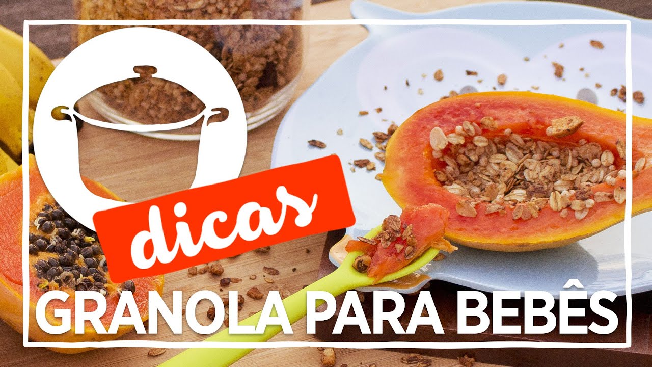 Prapapá - Granola Caseira para Bebês de 8 Meses